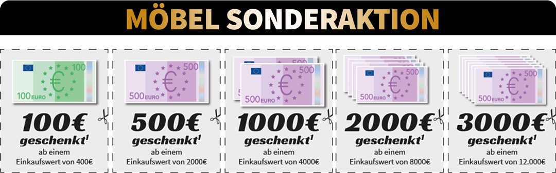 bis zu 3000 € geschenkt!